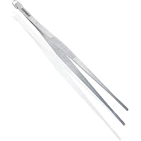 Leifheit Küchenpinzette 20cm, zum liebevollen Dekorieren und Anrichten, Küchenzange zum Wenden von Steaks, Grillzange…