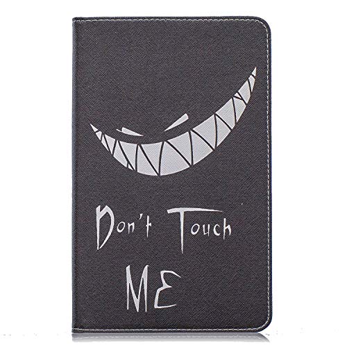 WDSUN Funda Compatible con Samsung Galaxy Tab A 8.0 2019 with S Pen SM-P200/SM-P205, Slim Case de Cuero Cascara Protectora con Soporte Función y Ranuras para Documentos, Negro