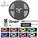 Produktbild RGB led strip 5M led streifen SMD5050 300leds led band 12V IP65 wasserdicht led strips inkl Led Dimmer fernbedienung und 12V 5A Netzteil Adapter