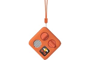 YOTO Joto Mini Adventure Jacket w Orange z pasującą smyczką nadgarstka-Akcesorium dla dzieci Mini audio, przeciwpoślizgowy silikonowy okładka skrzyni skóry