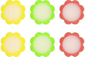 JJWNMLL 6 Stück Anfeuchter Schwamm Finger Runde Nass Finger Dämpfer Hand Fingerspitzen Nass Anti-Rutsch Finger Schwamm Moisteners zum Zählen von Bargeld Geld