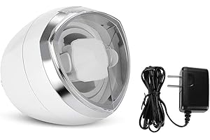 Taidda de Fin d'année Remontoir de Montre, Enrouleur Automatique de Montre boîtiers d'affichage portatifs de boîte d'enroulement de Montre compacte Automatique Éclairage tourna