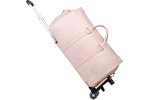 seyfocnia Rolling Garment Bags,Garment Bag with Wheels Travel Garment Bag with Shoe Compartment Rolling Duffle Bag with Wheels