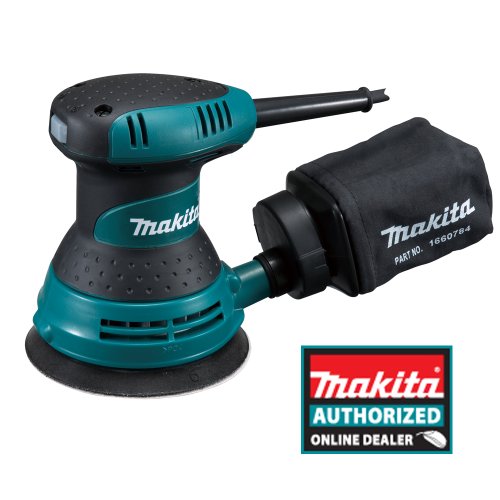 Makita BO5030 Lijadora Rotorbital 125Mm 300W, 300 W, 240 V, Multicolor