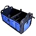 Produktbild Auto Kofferraum Organizer, MKQPOWER Große Kofferraumtasche aus Oxford Gewebe von Kewago, am besten für SUV, Fahrzeug, LKW, Auto, Haus & Garage Heavy Duty Durable Bau Non-Skid Bottom kommen mit Bungee Cords (blau)