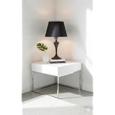 Decodelight Queen Model Siyah Ayaklı F&uuml;me Kristal Toplu Metal Y&uuml;ksek Ayaklı Siyah, Beyaz ve Gri Krom Şeritli Kumaş Şapkalı Ab