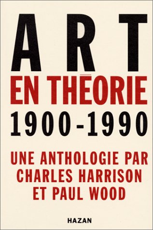 Art en théorie, 1900-1990