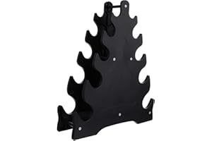 Kisangel 5-Tier Dumbbell Rack, Dumbbell Storage Shelf A-Frame Fitness Equipment Organizer for Home Gym Weightlifting Accessories