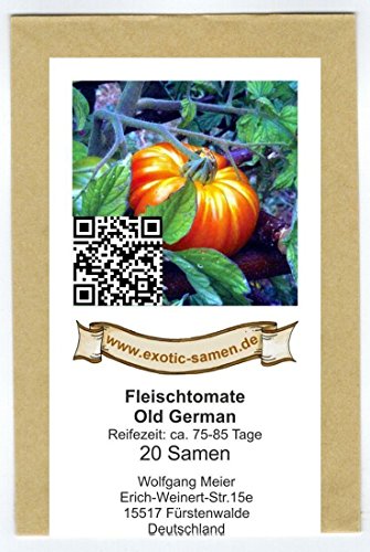 Fleischtomate – Old German – zweifarbig – 20 Samen - 2