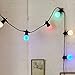 Produktbild 60er LED Party Lichterkette bunt Strombetrieb 15m koppelbar Batterie Solarbetrieb möglich Typ U