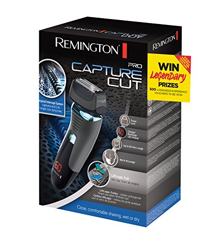 Remington XF8705 CaptureCut Pro Folienrasierer mit Hybrid-Intercept-System, LiftLogic Folien, Nass- und Trockenanwendungen, schwarz - 2