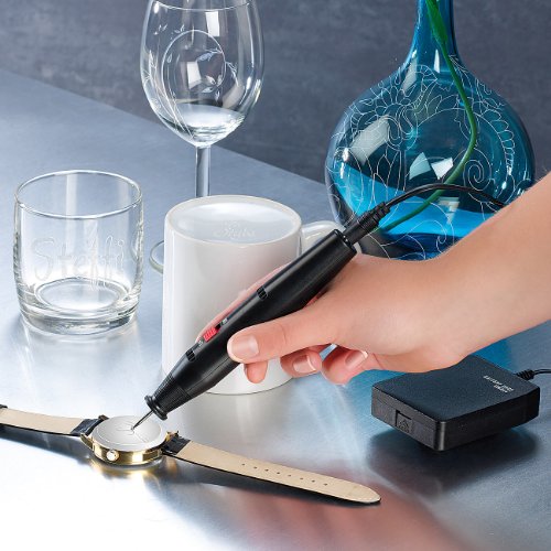 AGT Batteriebetriebener Gravurstift mit Diamantspitze - 2