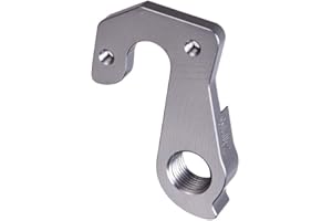ANCLLO Aleación de aluminio Bicicletas cola gancho tornillos engranaje trasero Mech desviador suspensión gancho caída hacia fuera adaptador