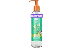 TREE HUT, Lemon & Coconut Moisturising Shaving Oil - Prevents Irritation - With Oat Grains and Vitamin E - 8 Oz