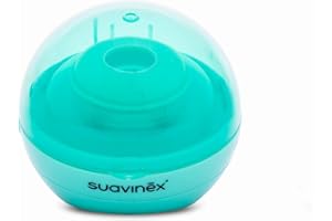 Suavinex Duccio Portable Uv Light Soother Sterilizer, with USB Or Batteries, Green, 12 x 9 x 12 cm