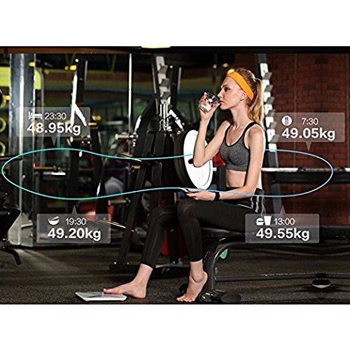 Smart Personenwagge, Stoga Yolanda Digital Body Fat Analyzer Bad Skala Syncyour Gewicht Daten mit dem Telefon - 5