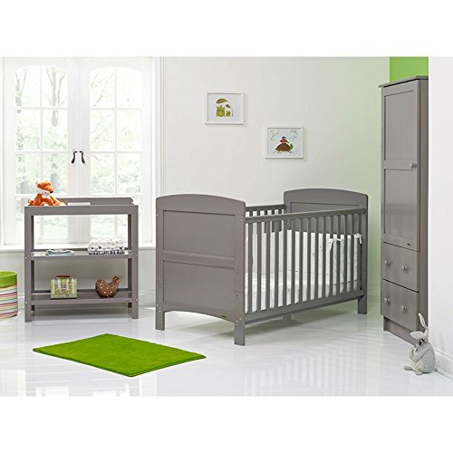 Obaby Grace 3 Piece Nursery Furniture Set - Taupe Grey