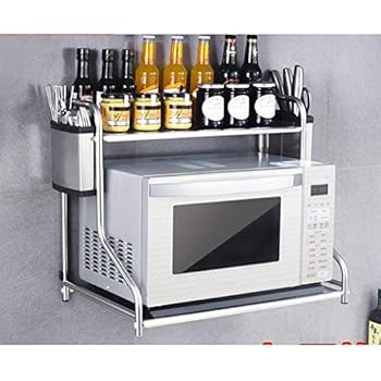 GRY Küche Multifunktionale Regal Holz Mikrowelle Regal Küche Ofen