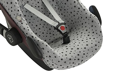 Janabebe® – Baumwollbezug Black Star Pebble Maxi -Cosi y Bébé confort, Abdeckung Stubenwagen , Autositz - 3
