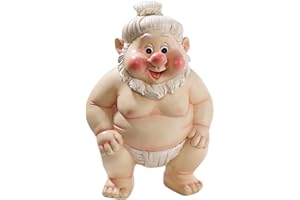 Design Toscano QL30078 Garden Gnome Statue - Far East Fighters jardin sumo - Pelouse Gnome