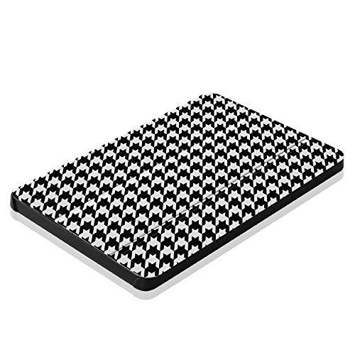 Fintie Kindle Fire HD 7″ (2013 Modell) Smart Shell Case Cover Schutzhülle Tasche Etui Hülle Ultra Slim Lightweight mit Auto Schlaf / Wach Funktion (passt NUR zu Amazon Kindle Fire HD 7 2013 Modell), Houndstooth Schwarz - 6