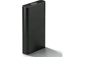 Watpot Disco Duro Externo 2TB Portátil, Resistente Al Agua y Los Golpes, para PC, TV, Ordenador de Escritorio y Windows -Negro