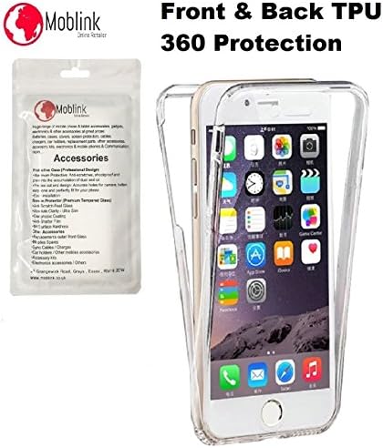 MoblinkCompatible with Apple iPhone 12 and iPhone 12 Pro Case Crystal Clear Phone Cover, Shock-Absorption Protective and Anti-Scratch, Basic Case for iPhone 12 - Transparent 6.1-Inch