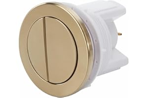 Housler®Brushed Brass Pneumatic Push Button Toilet Cistern Tank Dual ( Push Button only)