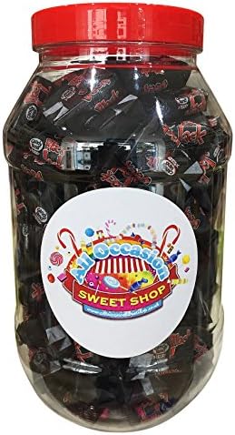 Black Jacks Retro Sweets Gift Jar (1Litre) from the All Occasion Sweet Shop