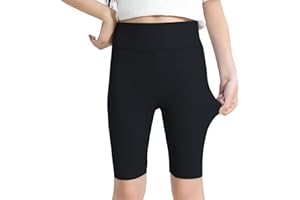 Generisch 2025 Pantaloncini da ragazza, pantaloni corti, da ragazza, sportivi, leggings per bambini, danza, corsa, yoga, allenamento, danza, collant a cinque pantaloni, leggings per ragazzi