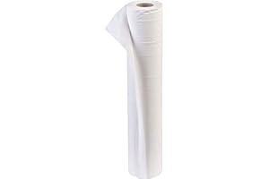 TPZ THE PACKAGING ZONE TPZ 40 Metres White Hygiene Coach Roll for Massage Table and Beauty Environment, Professional Use Paper Roll Individually Wrapped with Tear Off Perforation – 20” / 508mm wide - 40 Metres (1)