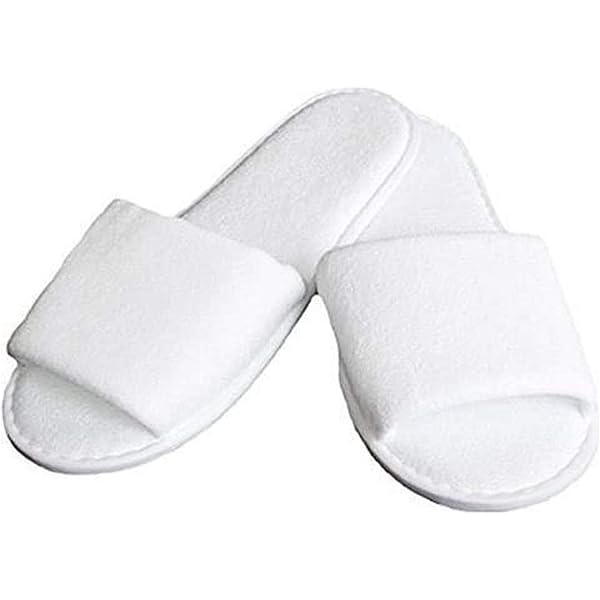 100 Paia Ciabatte Cortesia Per Hotel E Spa - TNT/EVA 42g, 28.5x11.7 Cm, Morbide E Aperte, Bianche
