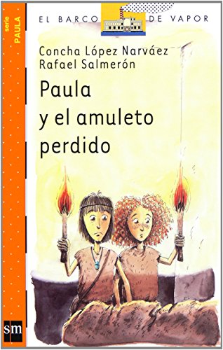Paula y el amuleto perdido (barco de vapor naranja)