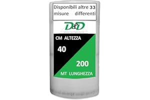 D&D POLISTIROLO D. & D. Polistirolo® (H 40 cm x 200 mt/l) Pluriball per Imballaggio e Spedizioni – Made in Italy – Bolle Aria per Protezione, Imbottitura, Confezionamento di Oggetti nel Trasporto