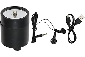 ASHATA Water Leak Detector, Through Wall Microphone High Strength Voice Listen Detector, Amplifier for Pipe Water Oil Leakage