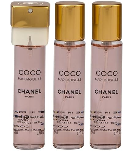 Chanel Coco Mademoiselle Eau de Parfum Twist and Spray 3 x 20ml
