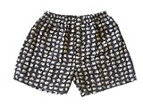 (L) Boxers Boxer Boxershort Shorts Underwear Elephant Men Woman Girl Boy black