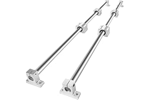 VEVOR Juego de Rieles de Guía Lineal SFC20, 2 Rieles de Guía 1000 mm, 4 Bloques Deslizantes SC20, 4 Soportes de Riel, Rieles Lineales y Kit de Rodamientos para Máquinas Automatizadas CNC, Bricolaje