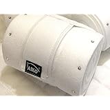 AIKO Bandagen mit Strassbordüre, weiss, 4er-SET, WB