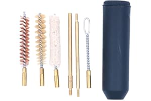 Tiardey Kit de Limpieza,Kit de Limpieza 38 / 357Cal 9Mm,Kit de Limpieza de Pistola,Cepillo de Nailon para Herramientas de Limpieza de Armas,Accesorios de Caza