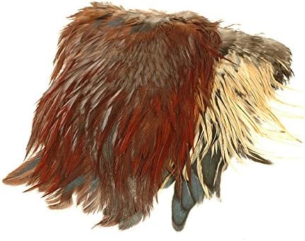 Taimen Fly Tying COCK SADDLE Red