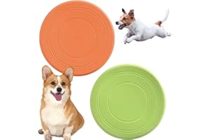 coldchill Disco volador para perros de 7 pulgadas, juguete para cachorros que reacciona más rápido, juguetes interactivos para perros pequeños y medianos, platillo flotante ligero, duradero y
