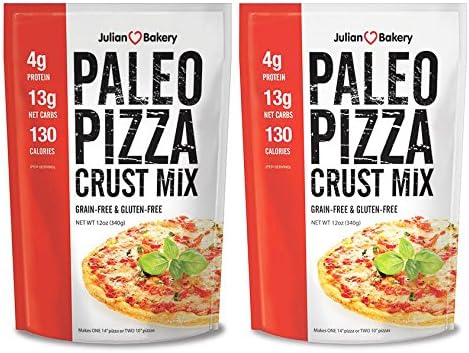 Paleo Pizza Crust Mix (2 Mix Pack) (Gluten Free &amp; Grain Free) 12oz