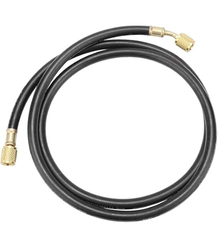 PATIKIL 1/4 SAE Tuyau De Chargement Frigorifique - 3 Pièces 4.9ft 800 PSI 4000 PSI Avec Adaptateurs AC Pour Climatiseur HVAC