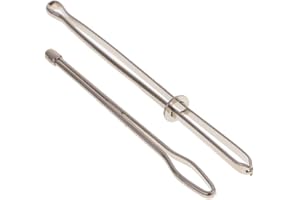 FHELECTRONIC 2 Pieces Bodkin Needles Threader Tweezers Insert Elastic Ribbon Easy Insert into Casings Sewing Tools