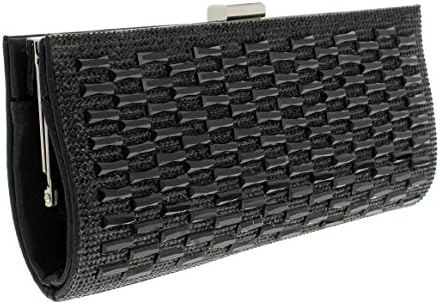 GRIBHA INTERNATIONAL Bags/Pockets-TOVA Women Clutch Bag-Black
