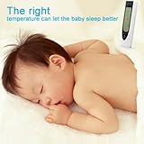 LCD Digital LED-Nachtlicht- Hygrometer , Thermometer Hintergrundbeleuchtung Hygrometer-Feuchtigkeits-Messinstrument, mit Alarm / Datum / Uhr / Kalender zb . Für Baby Luft Feuchtigkeitsüberwachung , Pflanzen , Raumluft , …… - 3
