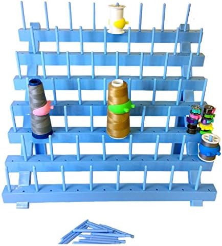 PeavyTailorThread Stand/Rack and Organizer for Sewing Quilting Embroidery —Blue