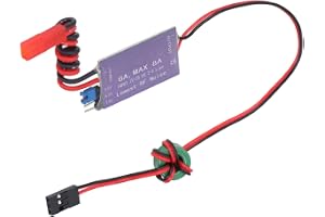 Ahgsup UBEC 6A Spänningsregulator, 7-25.5V Ingång Till 5V/6V/7.4V Utgång, Extern BEC-modul för RC-helikoptrar, Flygplan och S