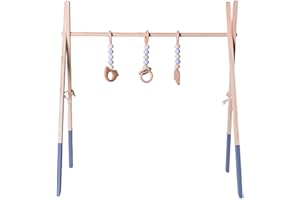 Rianpesn Gioca in Palestra,Giocattolo da Palestra Pieghevole per, Struttura in Pino | Attrezzature Fitness per Bambini per Sala Giochi, Stanza della Scuola Materna, Centro educativo per la Prima